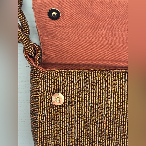 Anthropologie Beaded Shoulder Bag with Beaded Chain Strap - Picture 5 of 13